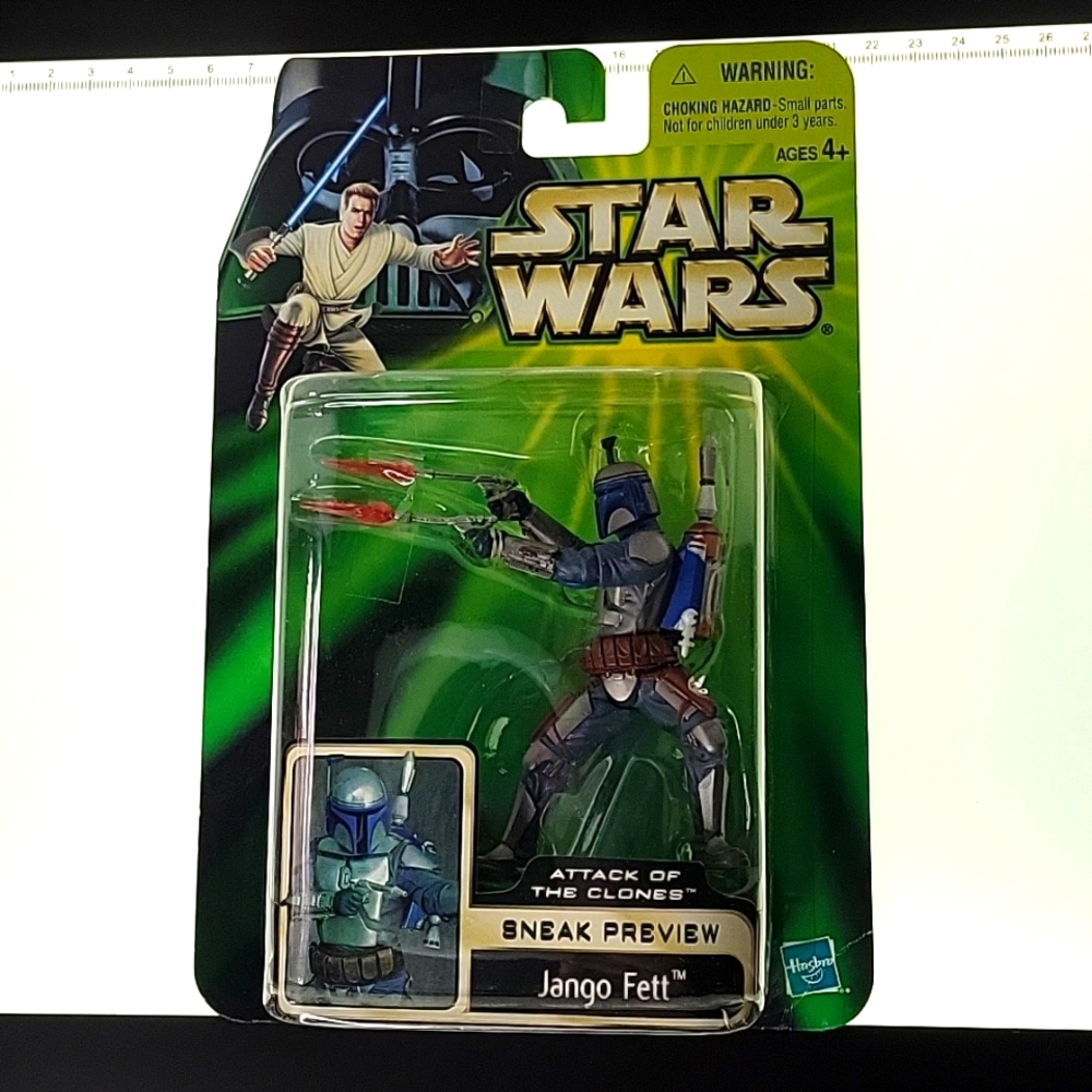 Jango Fett exclusive "sneak preview" Attack of the Clones figure